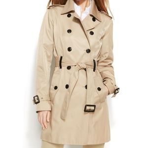 MK double breasted trench coat